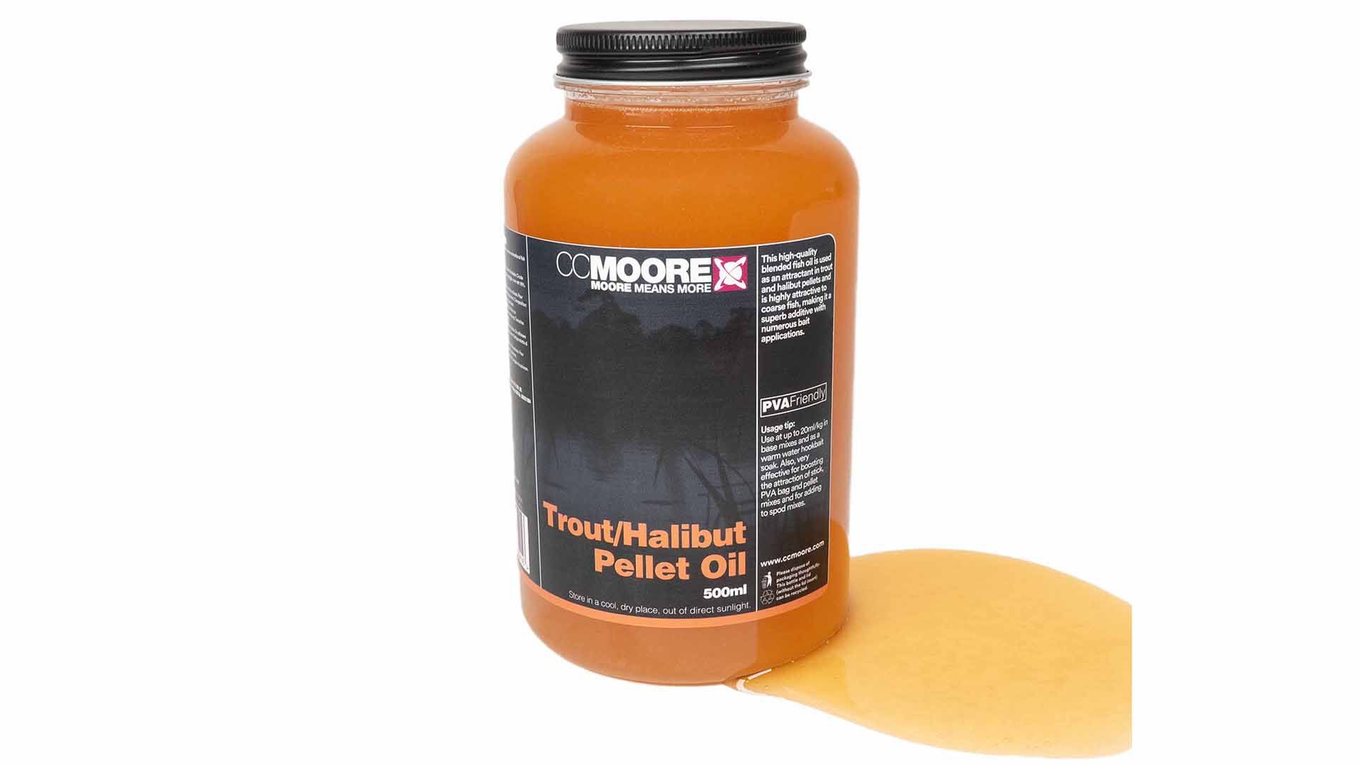 CC Moore oleje 500ml - Trout Halibut Pellet oil