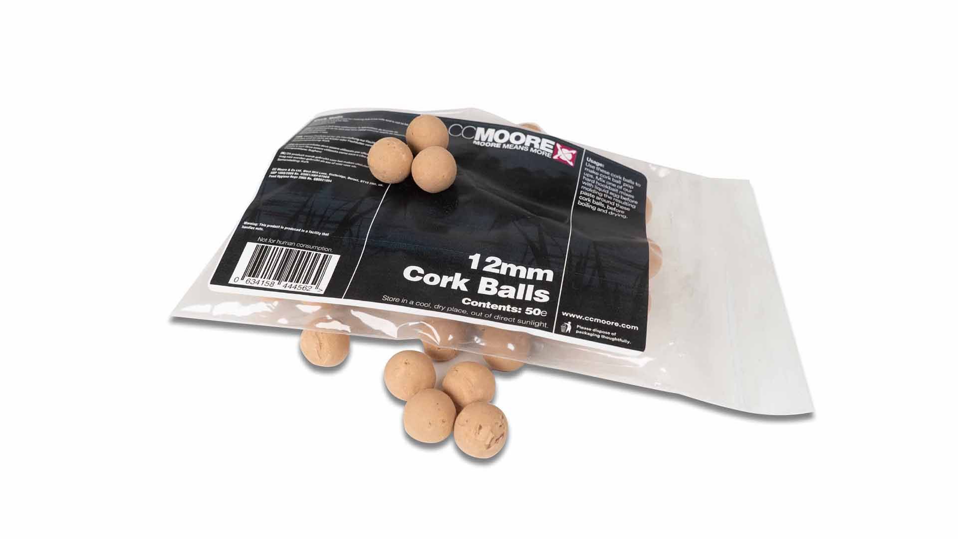 CC Moore různé - Cork Balls 12mm (50ks)