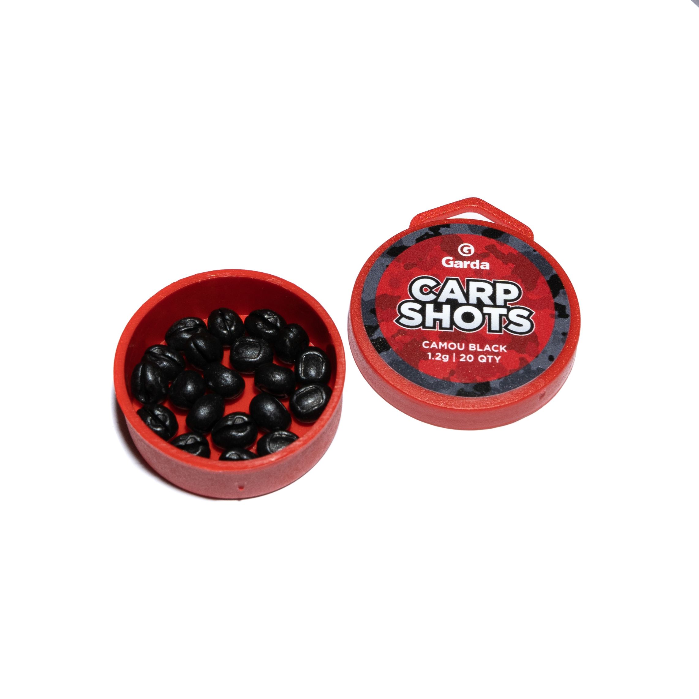 Garda Carp Shots - Carp Shots camou black 1,2g 20ks