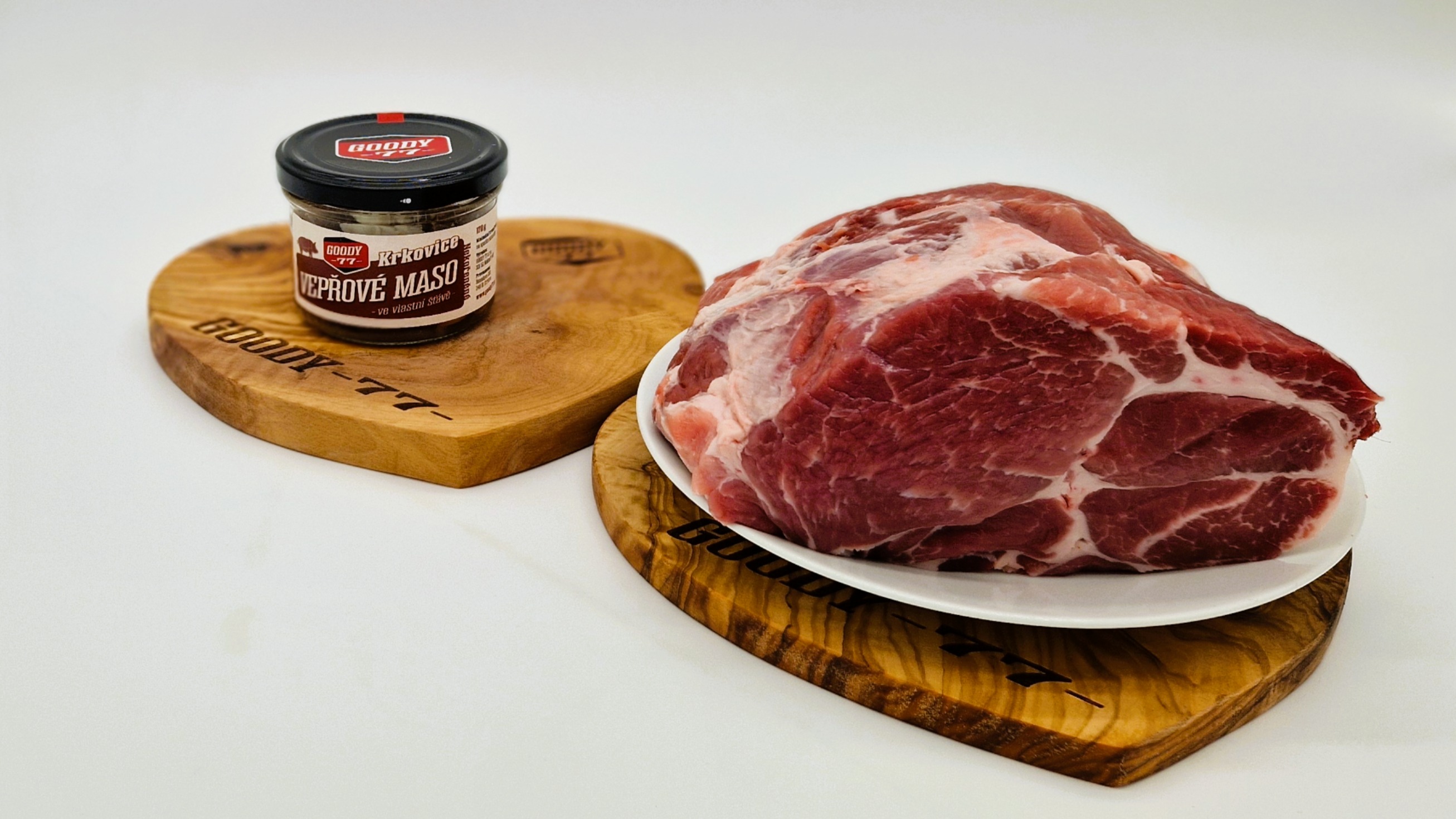 GOODY 77 - Vepřové ve vlastní šťávě Krkovice 170g