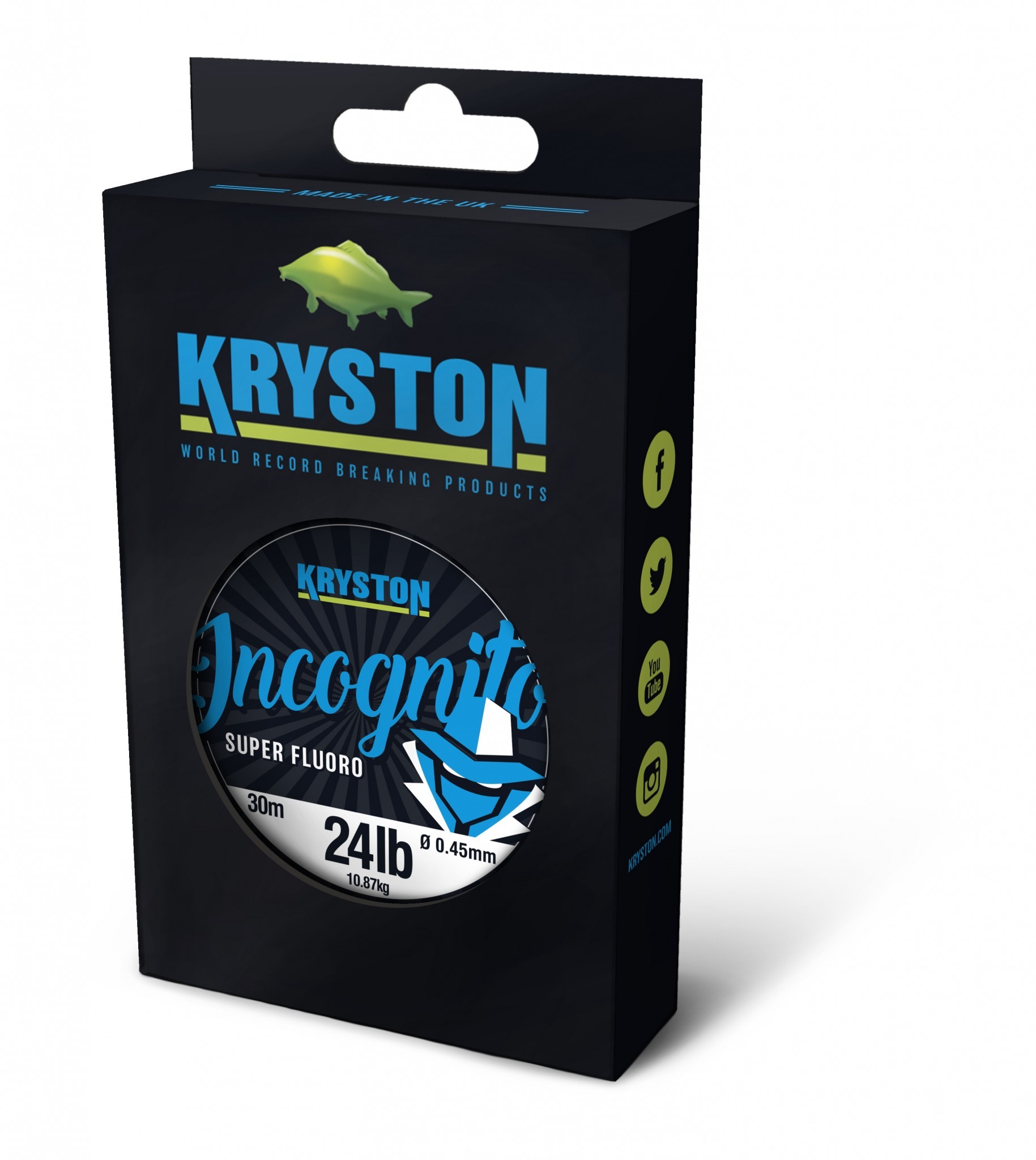 Kryston fluorocarbony - Incognito fluorocarbon 0,38mm 15lb 20m