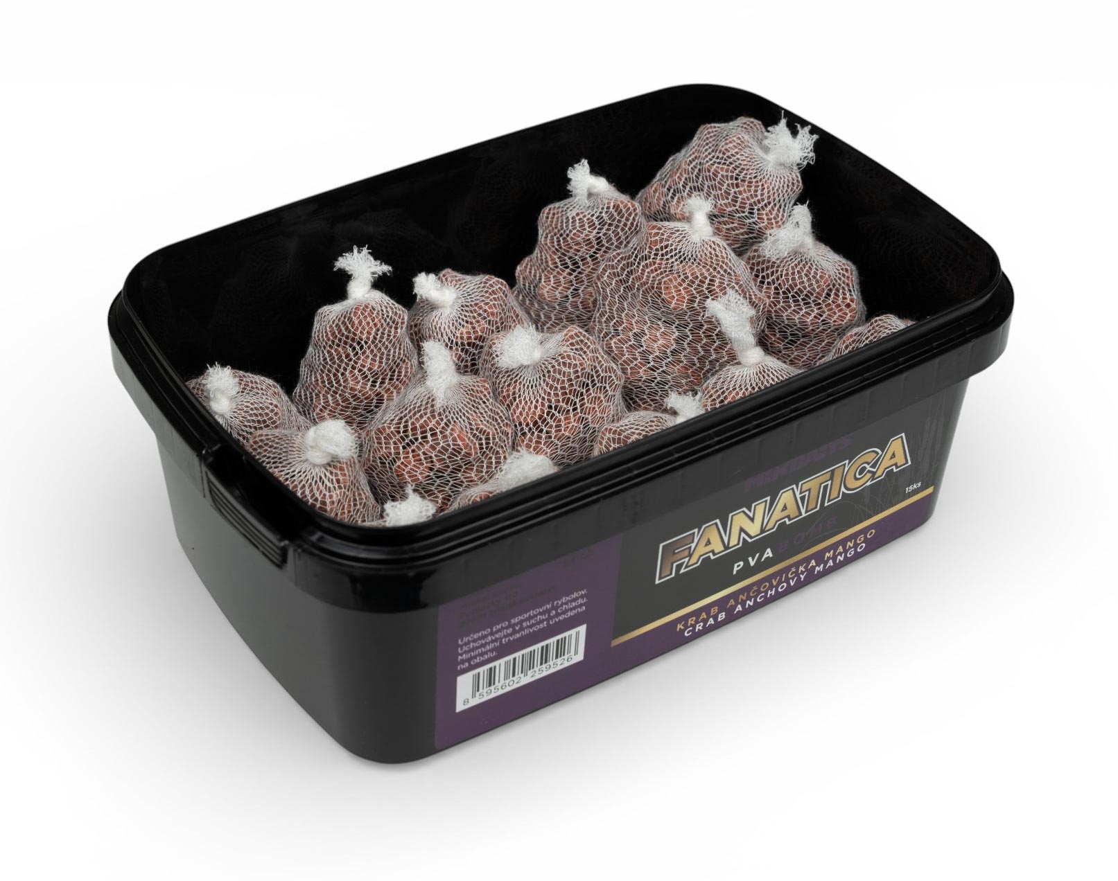 Fanatica PVA Bomb 15ks - Krab Ančovička Mango