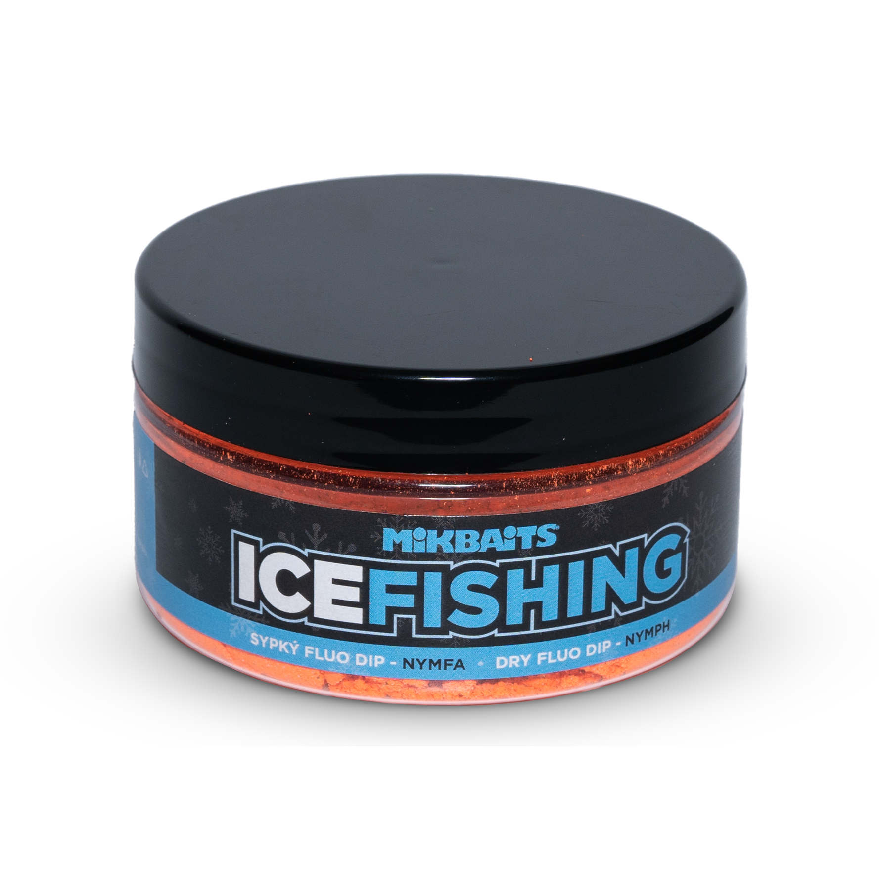 ICE FISHING pstruh řada - Sypký fluo dip Nymfa 100ml