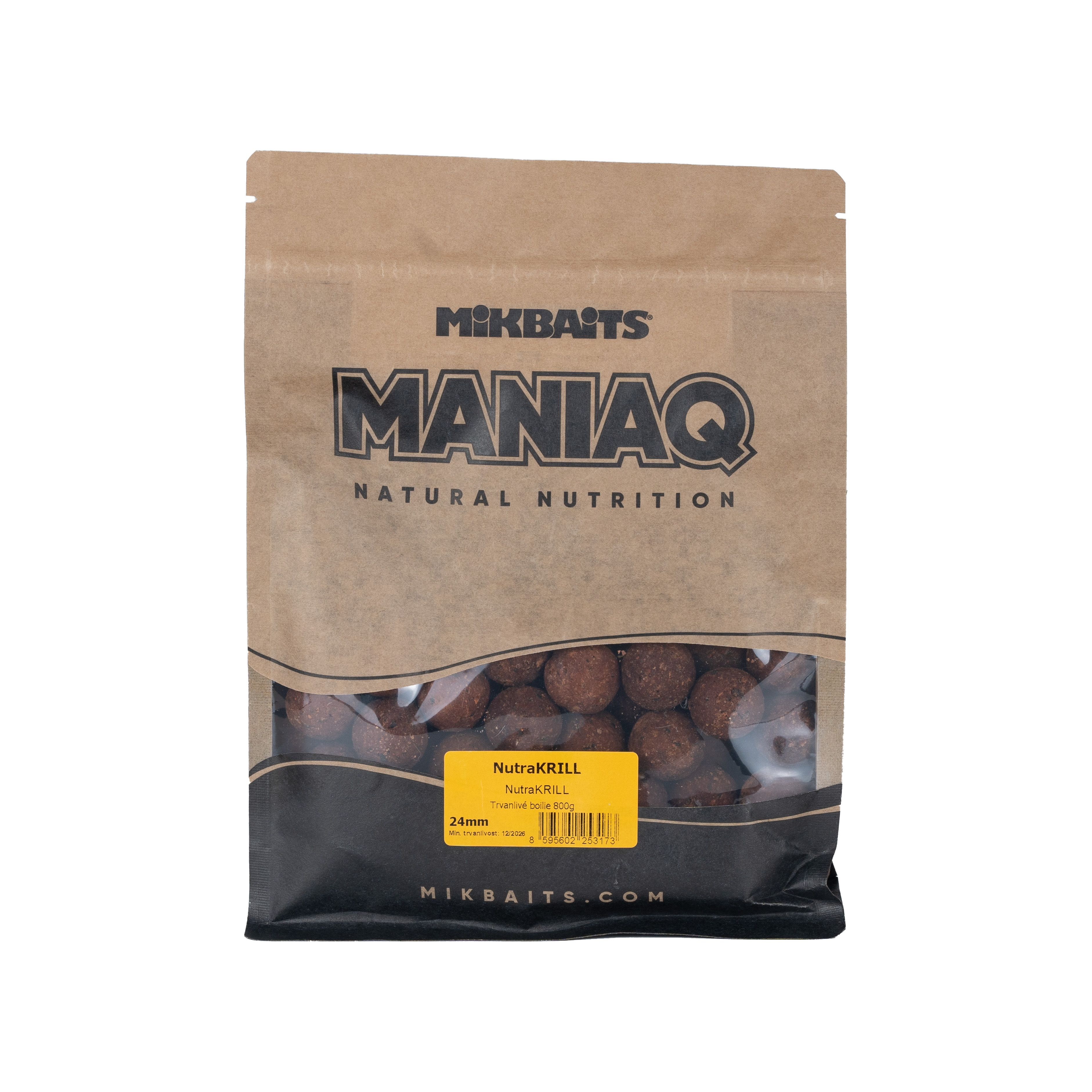ManiaQ boilie 800g - NutraKRILL 24mm
