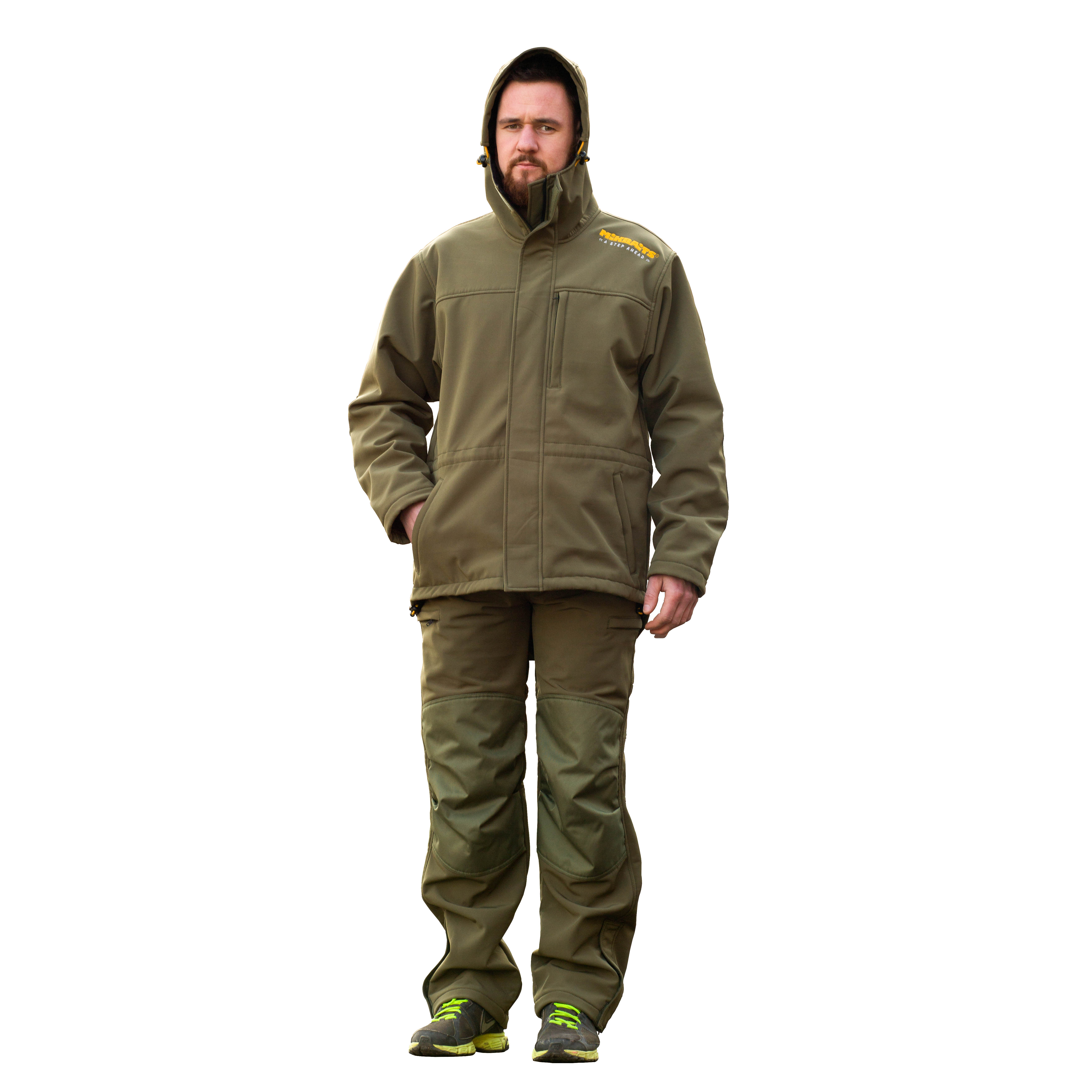 Mikbaits oblečení - Nepromokavá funkční bunda Mikbaits STR zelená XL