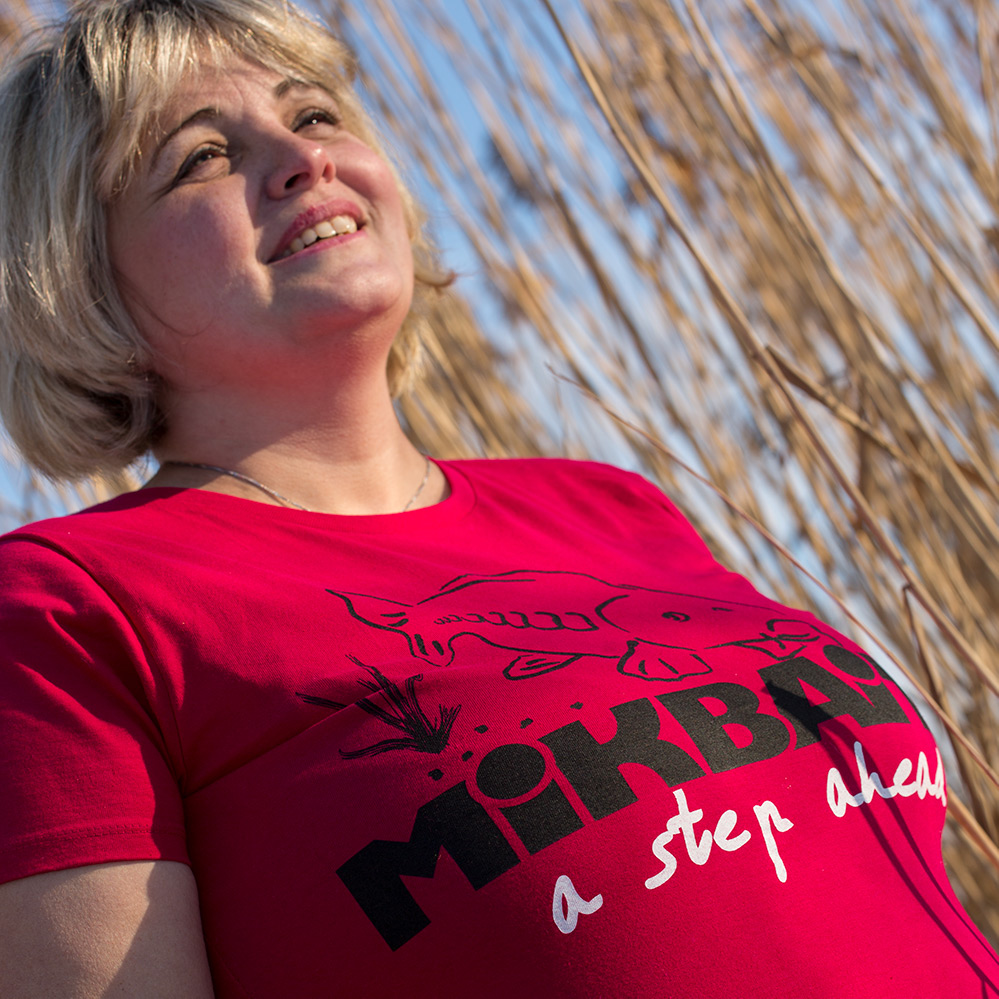 Mikbaits oblečení - Dámské tričko červené Ladies team XL