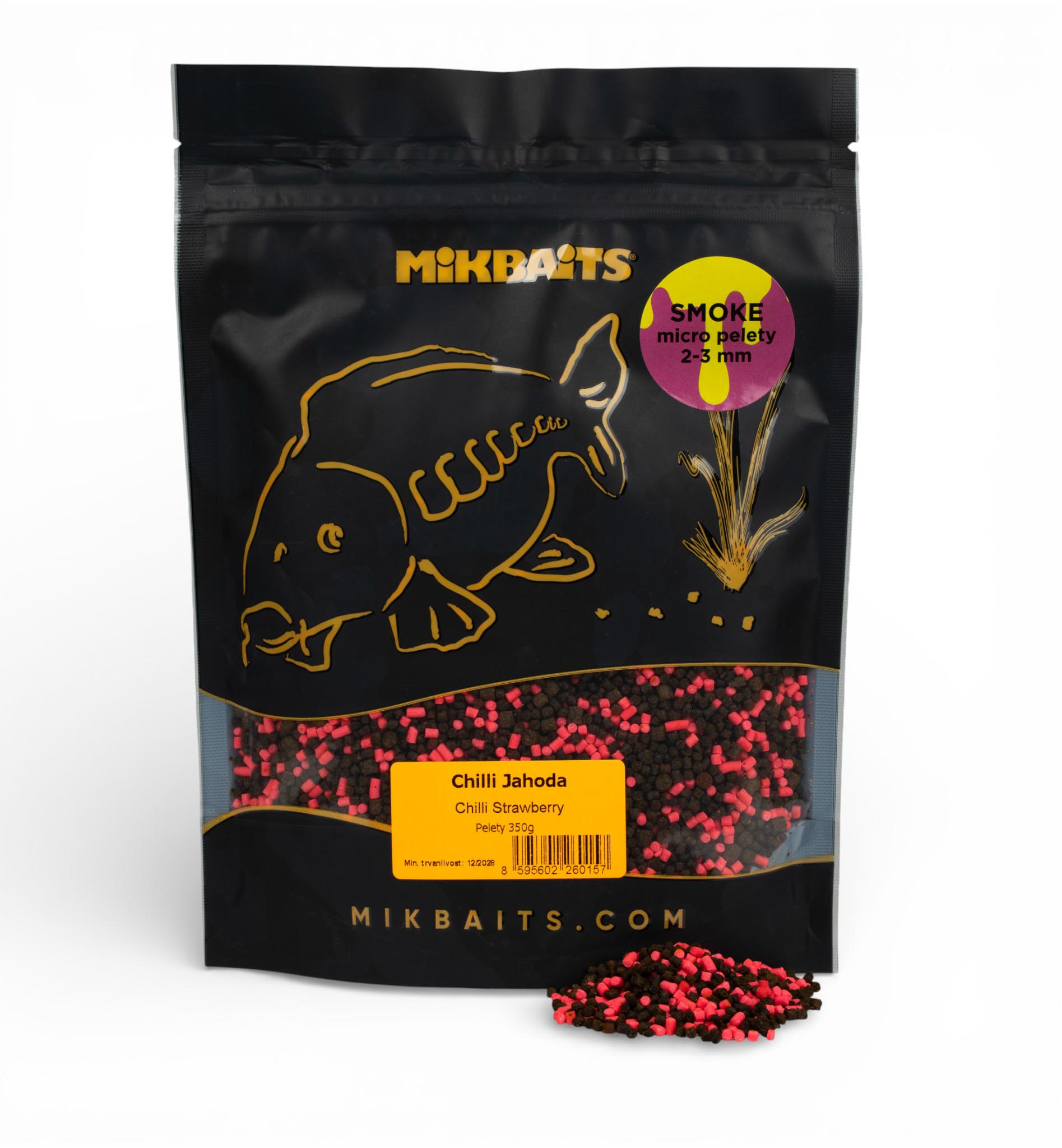 SMOKE micro pelety 350g - Chilli Jahoda 2-3mm