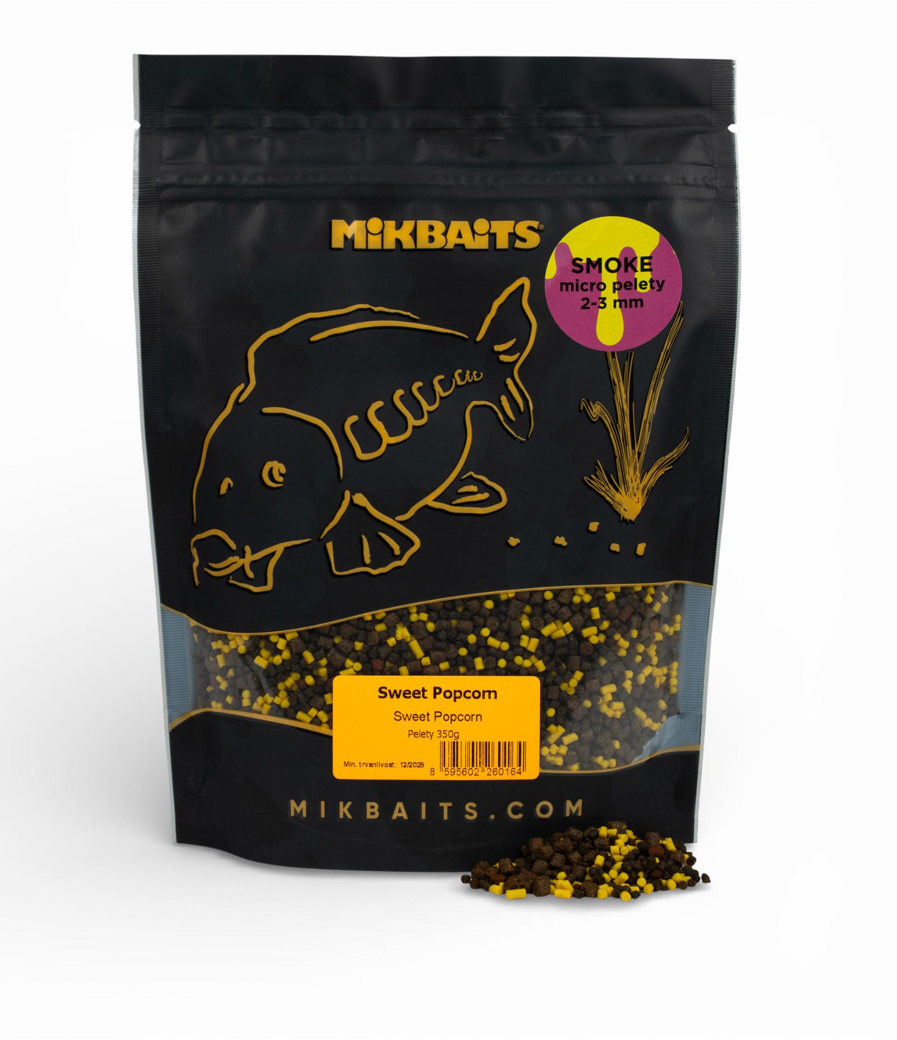 SMOKE micro pelety 350g - Sweet Popcorn 2-3mm