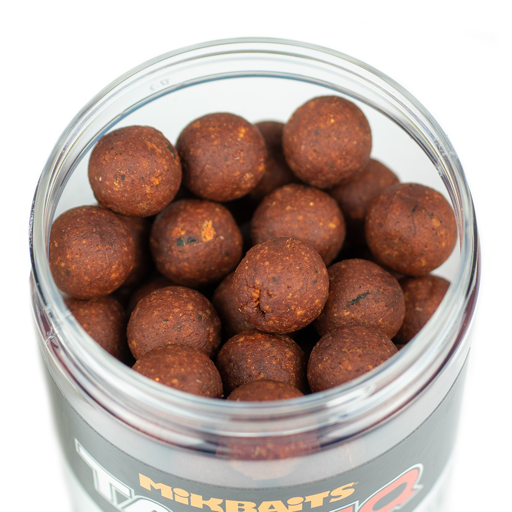 TactiQ rozpustné boilie 250ml - Česnek speciál 16mm