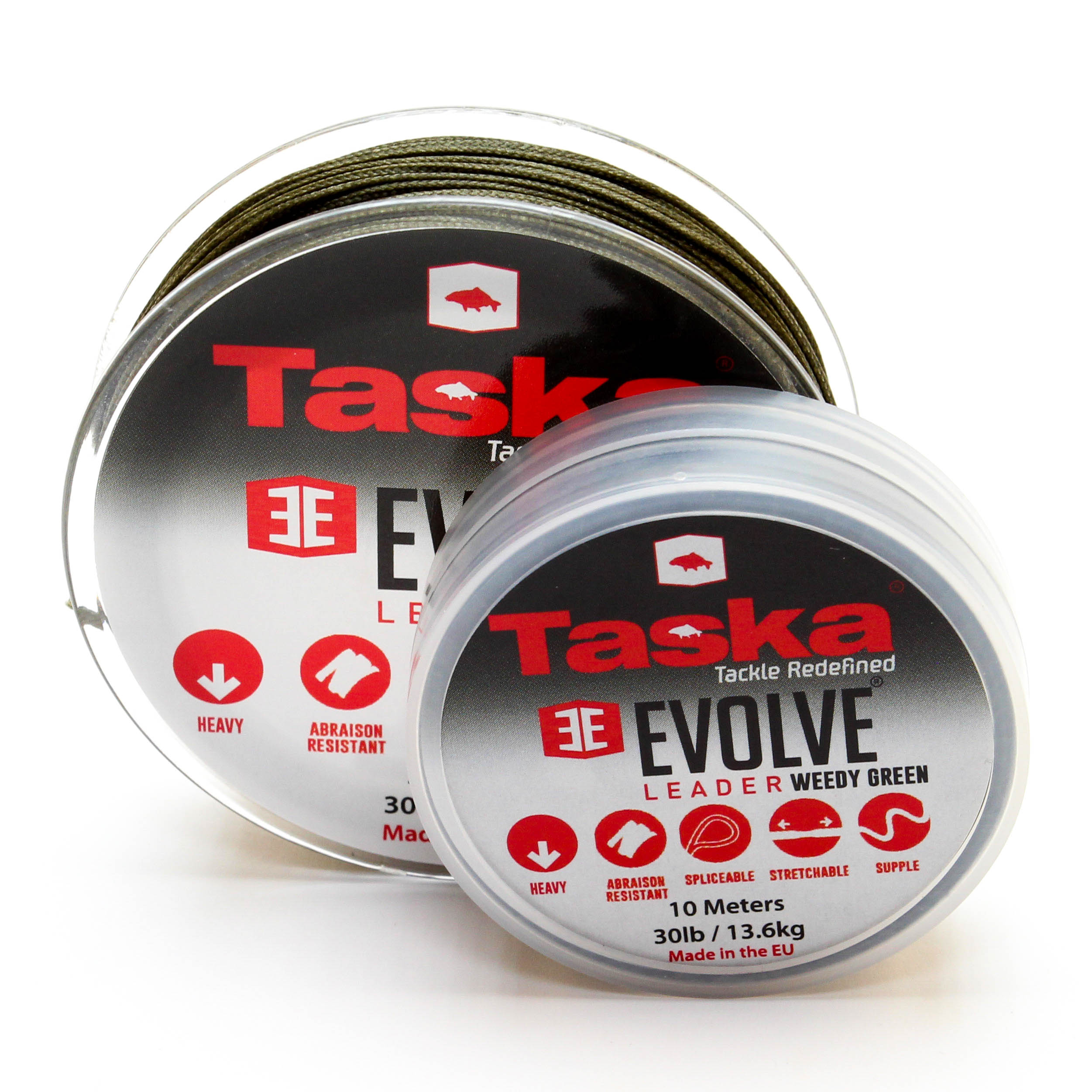 Taska Evolve -  Evolve šokový návazec nad montáž hnědý 10m 30lb